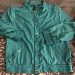 H&M size 12 fits like Large light jacket