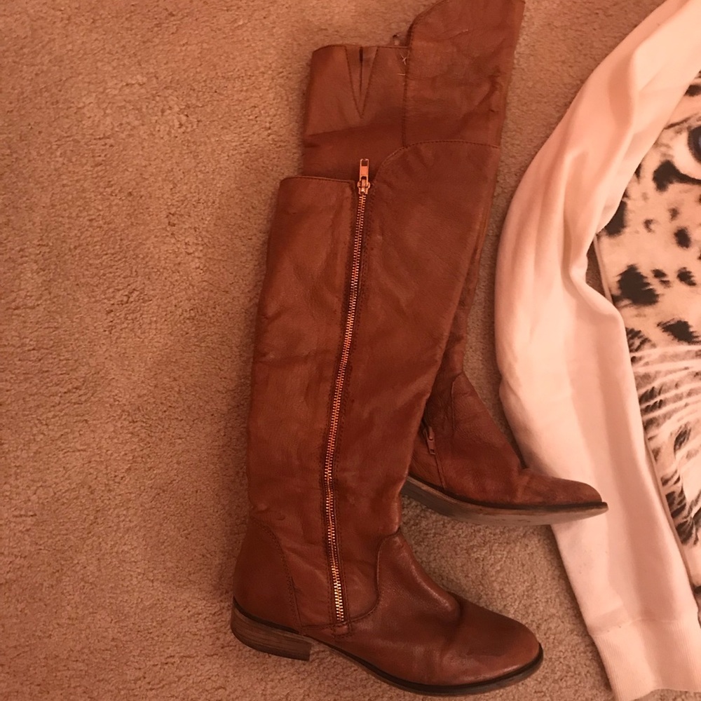steve madden size 8 brown boots