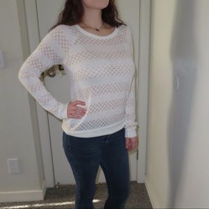 Long Sleeve Cream Sweater
