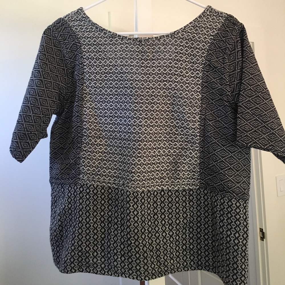 Ace & Jig black and white top