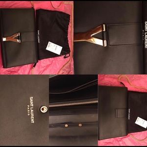 Saint Laurent crossbody wallet on chain purse