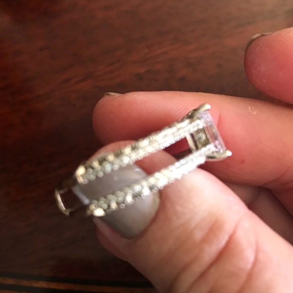 Swarovski Interchangeable Radiant Cut Wedding set - Picture 7 of 8