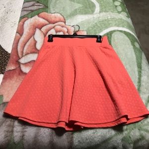 Cute coral a-line skirt