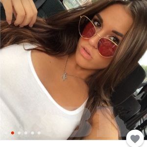 Vintage shaped colored sunglasses