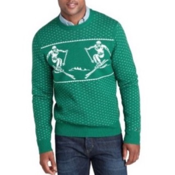 green tommy hilfiger jumper