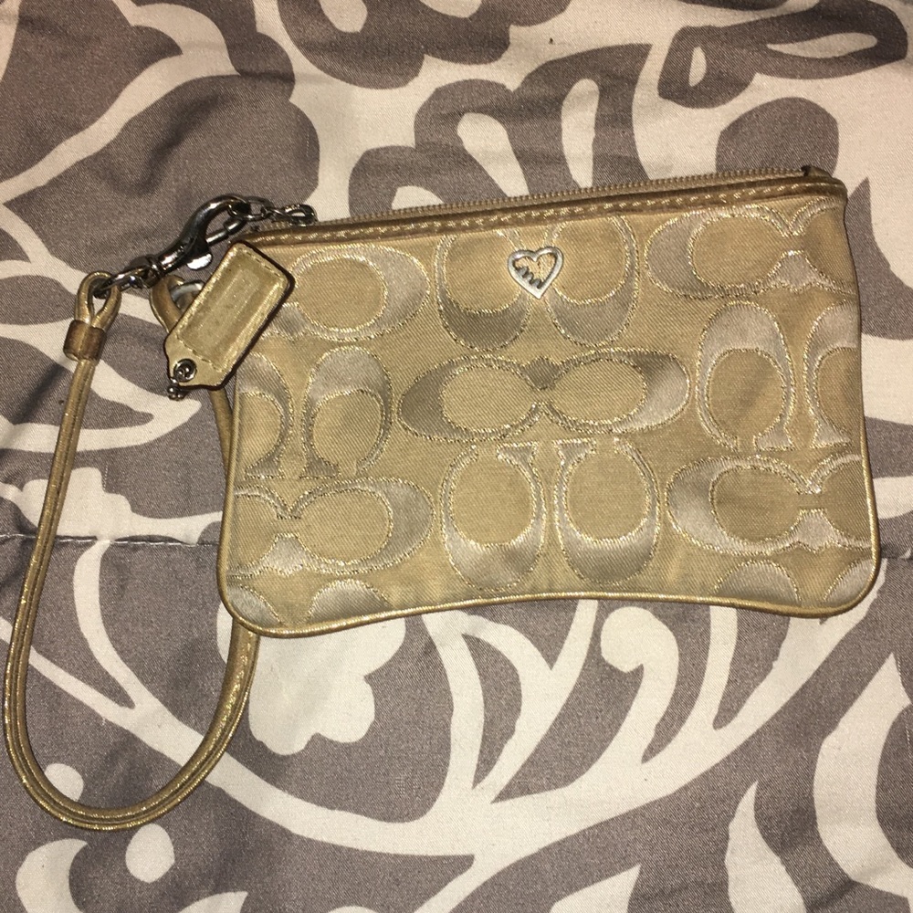 Coach small wristlet