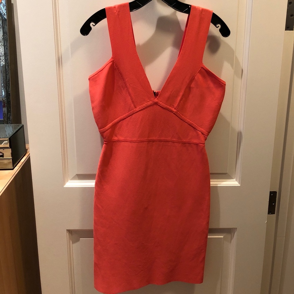 BCBG Maxazria Sleeveless Body-Con Dress