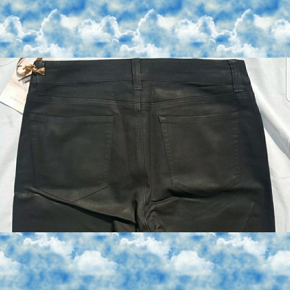 💣SOLD💥🌈 Miraclebody Coated Skinny Jeans - Picture 5 of 7