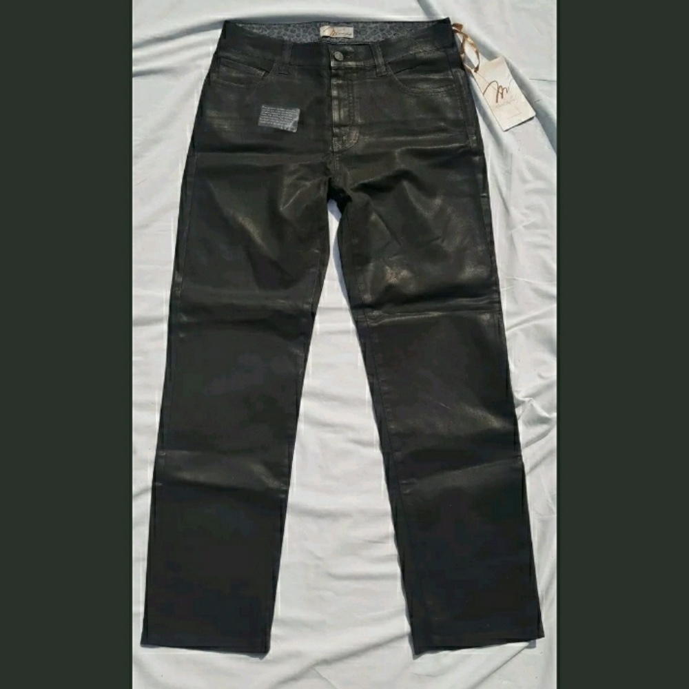💣SOLD💥🌈 Miraclebody Coated Skinny Jeans - Picture 2 of 7
