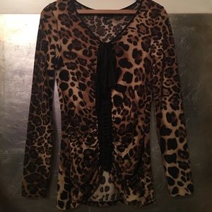 Karen Kane leopard print sweater