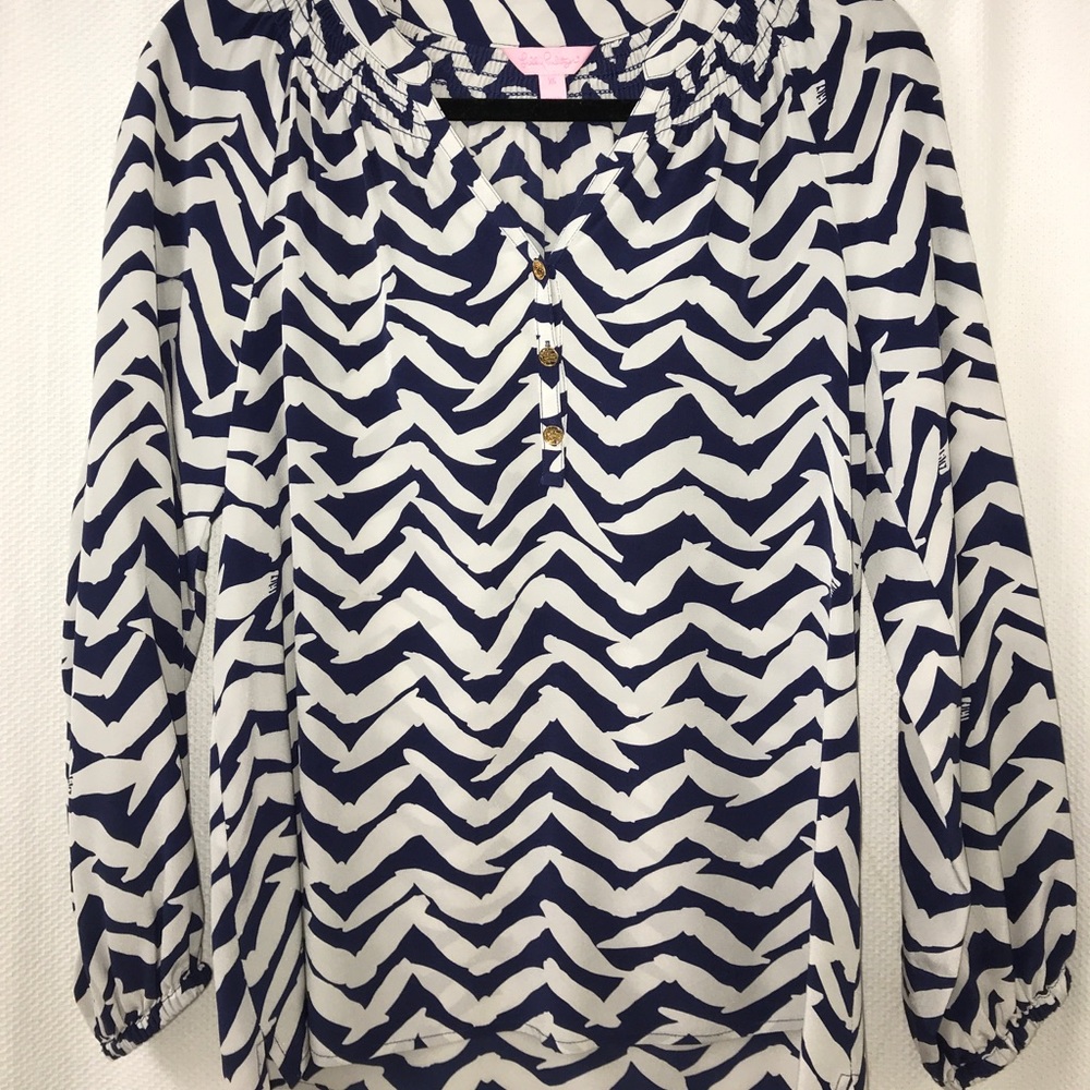 Lilly Pulitzer Elsa Silk Top