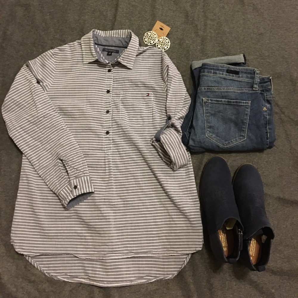 Tommy Hilfiger Tunic Style Shirt size S
