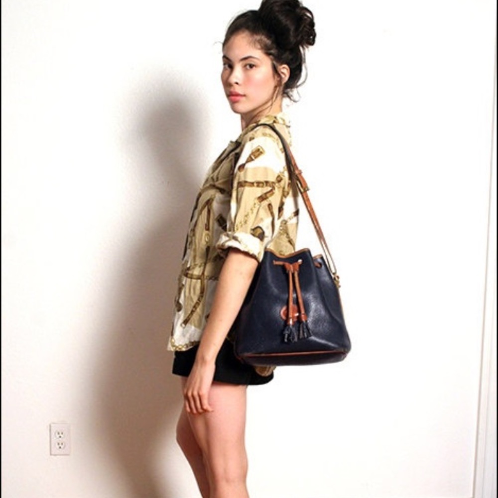Vintage bucket bag from Dooney & Bourke