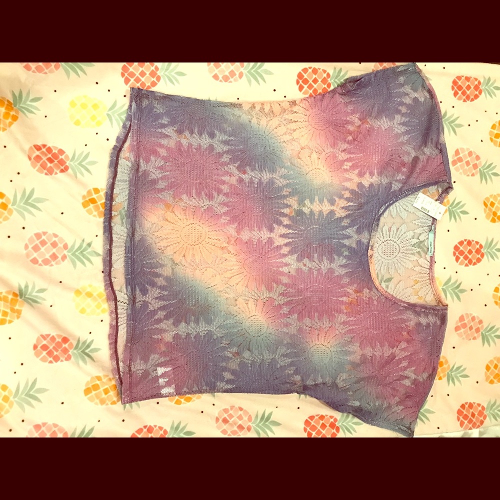 Women’s XL MUTLI Colored sheer shirt 👚