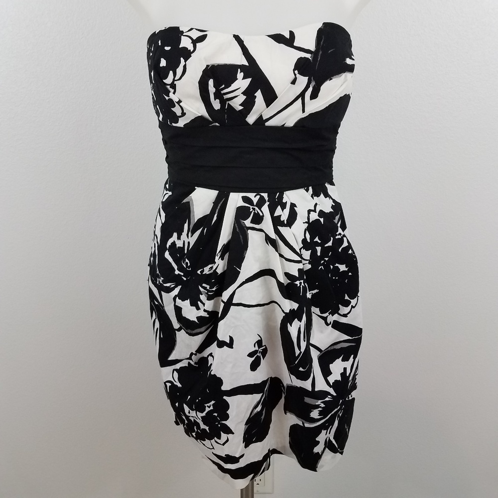 Speechless Strapless Floral Dress