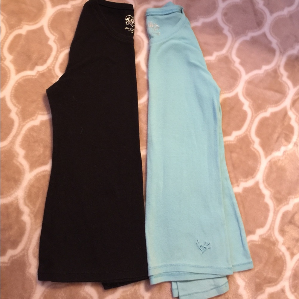 2 girls long sleeve tops Justice