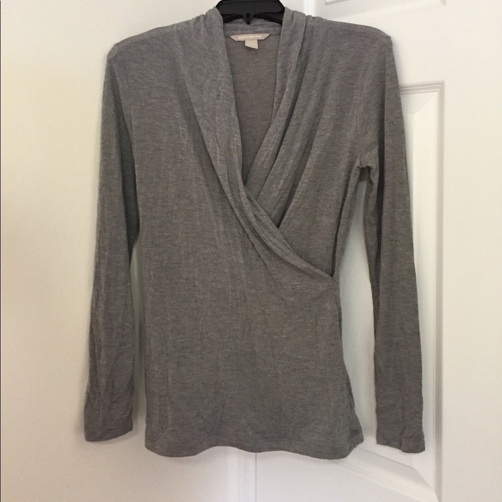 Gap Surplus Gray Blouse Small LIKE NEW!