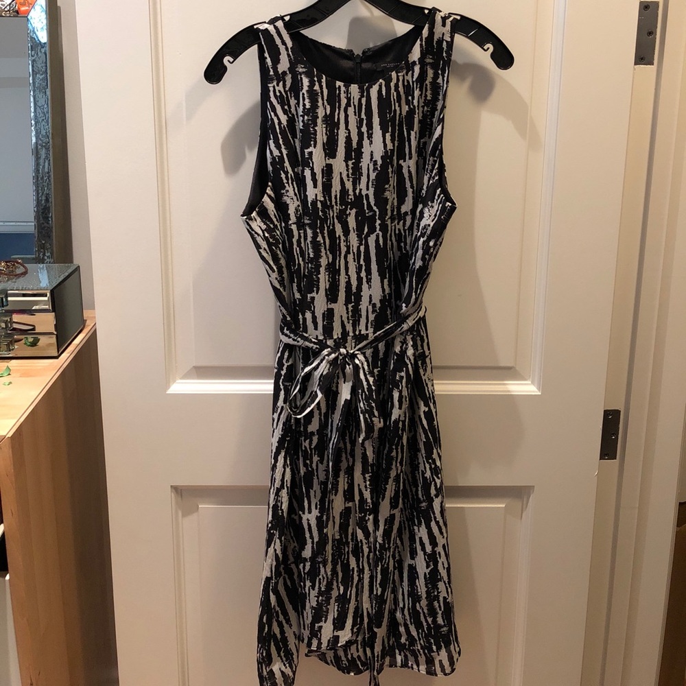 Black and white Ann Taylor dress