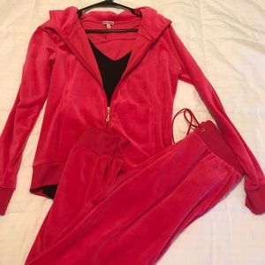 Hot pink Juicy couture jogging suit