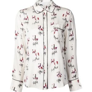 PIAMITA SILK ISABELLA LLAMA TOP from J.Crew, XS