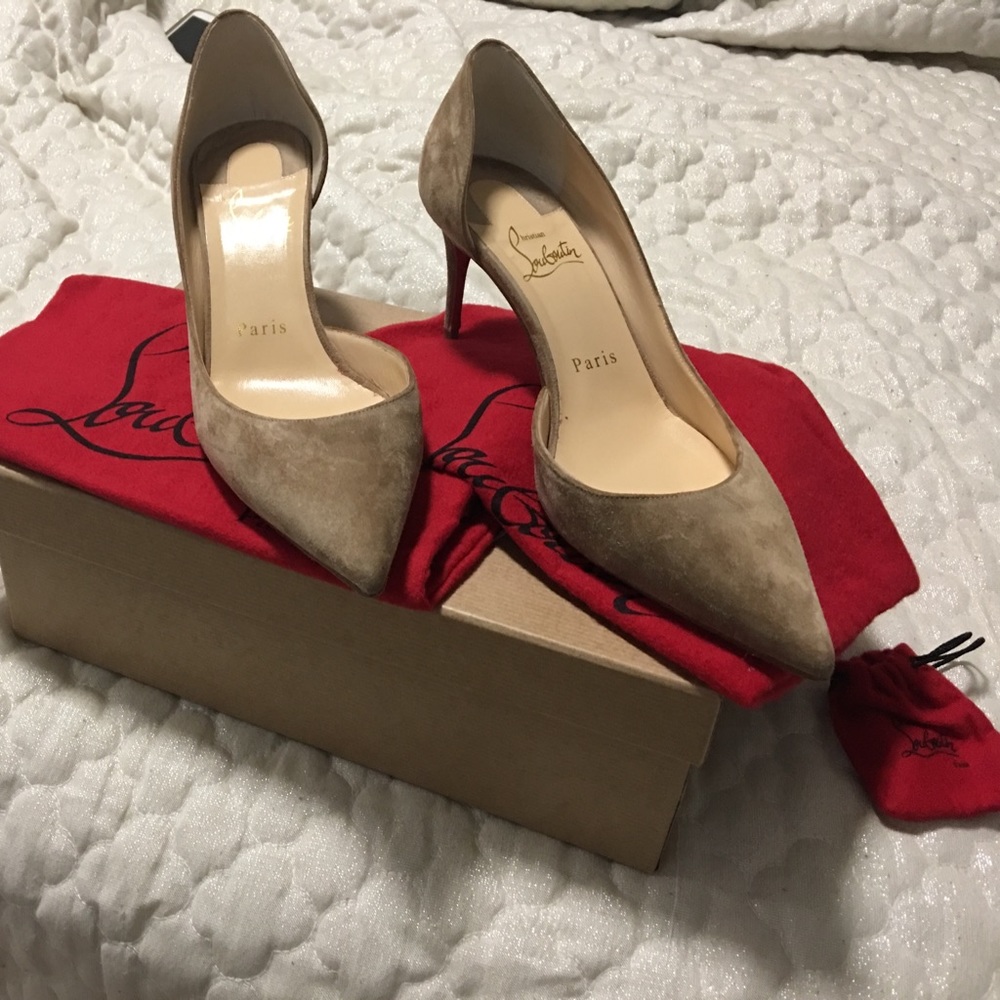 Christian Louboutin Iriza 70 veau velours 37.5