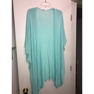 Julie Billiart 3/4 sleeve Mint Cardigan