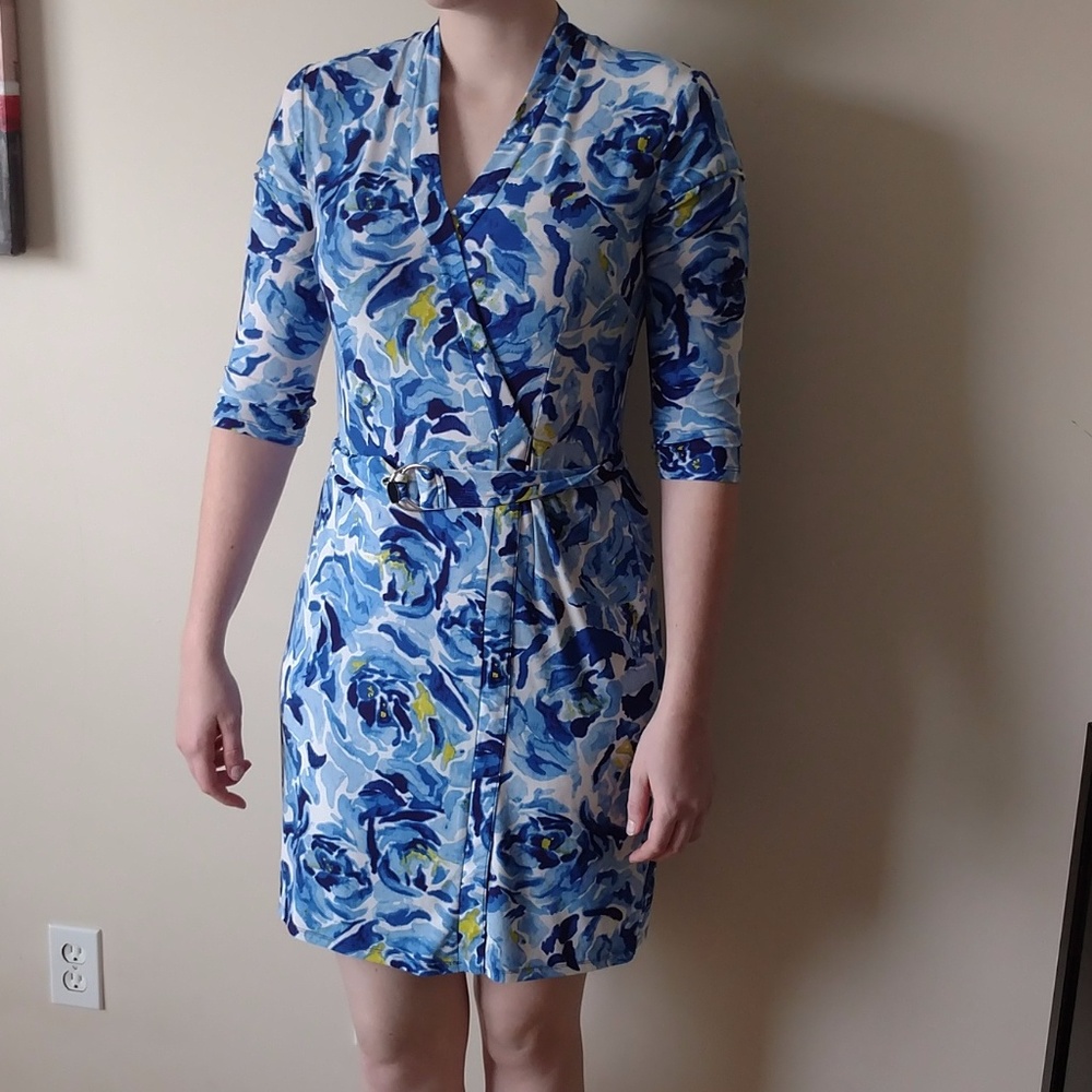 Dana Buchman Starry Night Fitted Dress