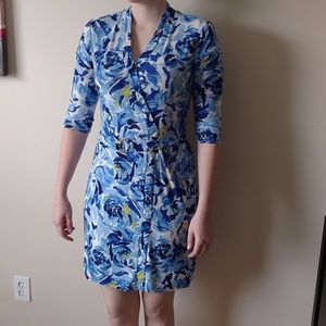 Dana Buchman Starry Night Fitted Dress