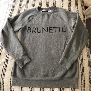 Perfect condition Brunette Label sweatshirt!