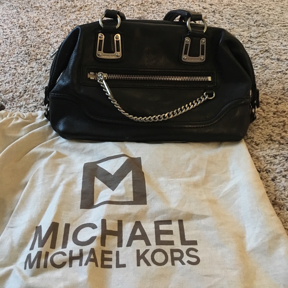 Michael Kors black Leather Purse