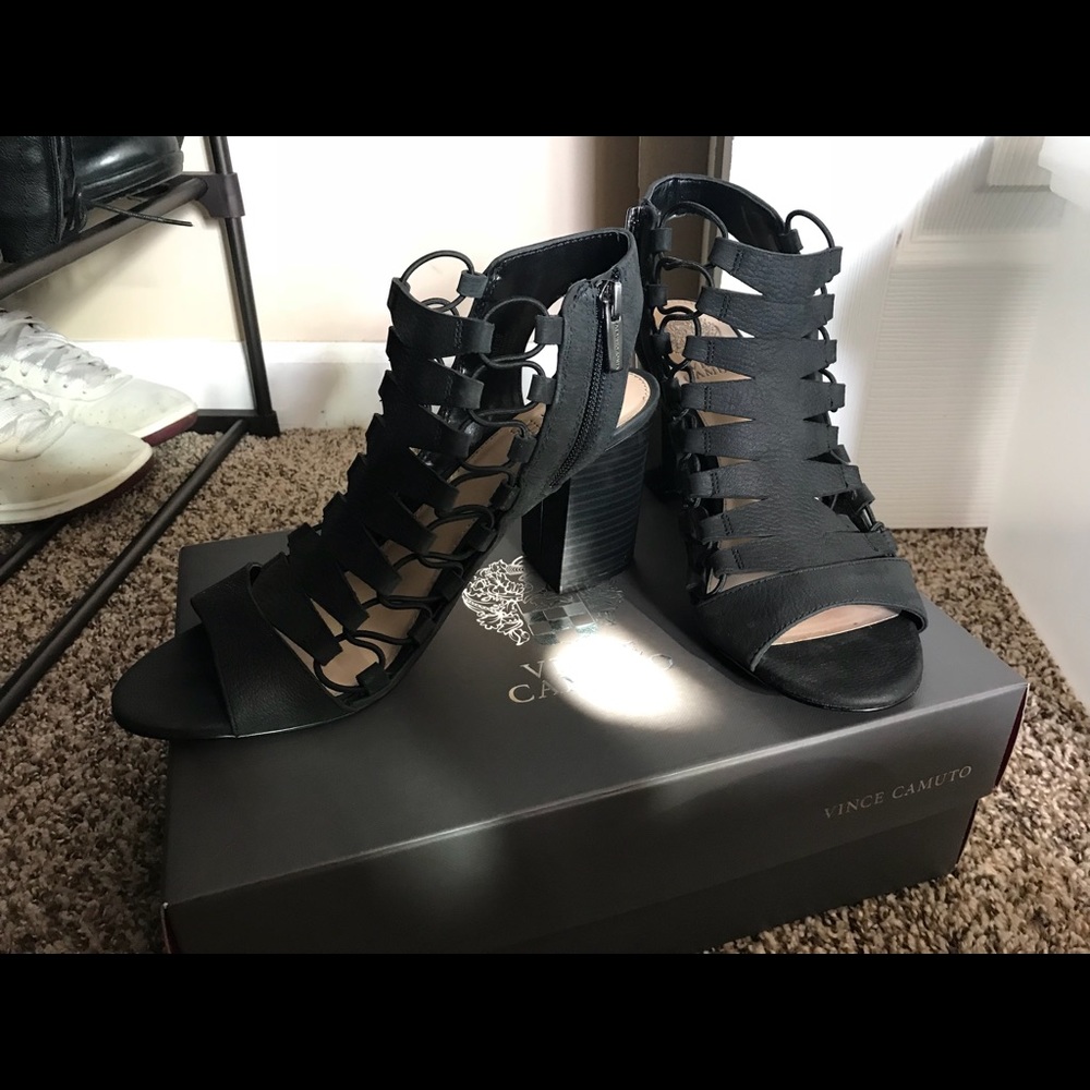 Vince Camuto black heels
