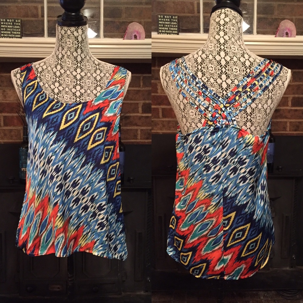 Flowy silk summer tank