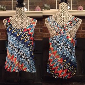 Flowy silk summer tank