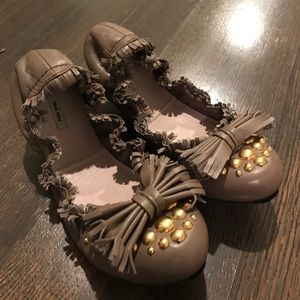Miu Miu ballet flats