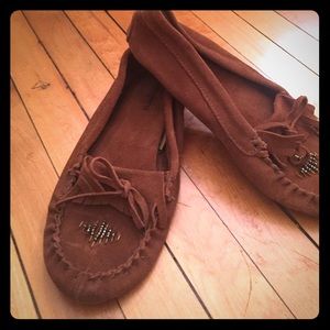 Lightly worn Moccasins from Target