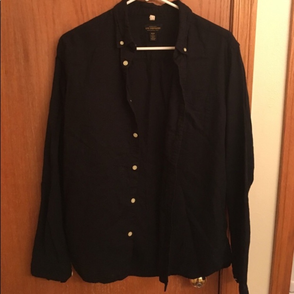 Black CPO button up from Urban Outfitters