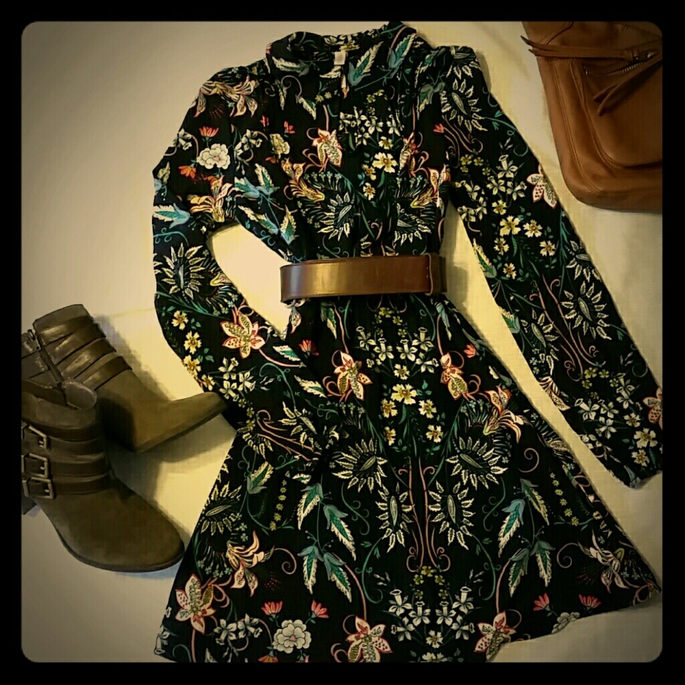 Floral mini dress