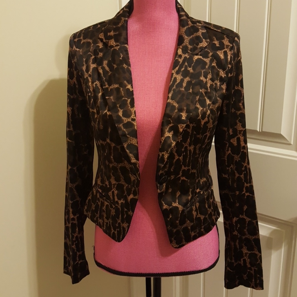 Sexy leopard blazer