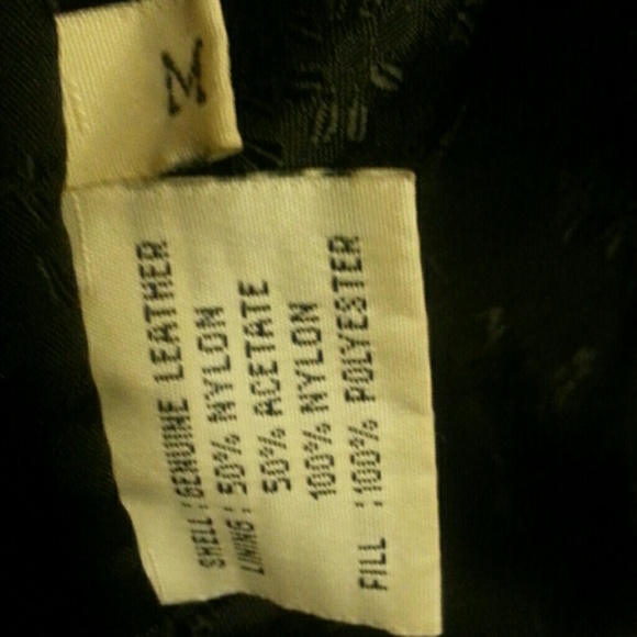 Black leather jacket - Picture 5 of 7