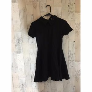 Gypsy Warrior All Black Peter Pan Collared Dress
