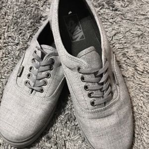 Gray vans W:11 M:9.5
