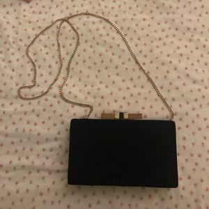 Zara velvet  box clutch