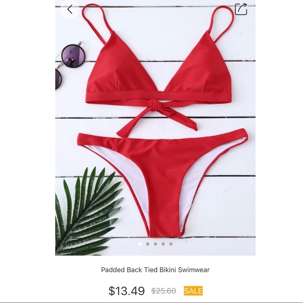 Red Zaful Bikini - Medium