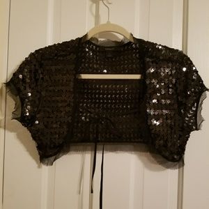 Stunning sequined balero shrug