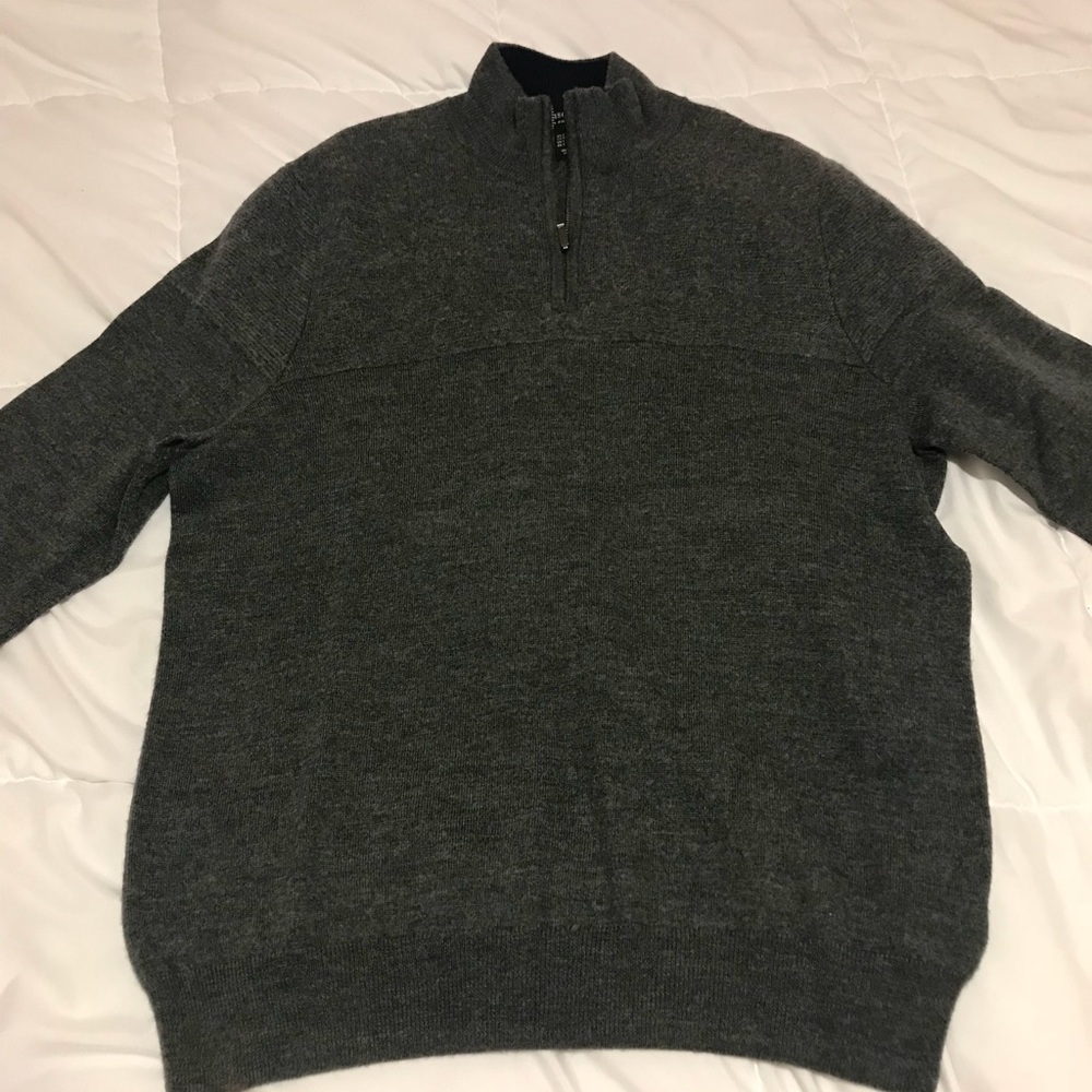 Harrison Davis Quarter Zip Wool Sweater