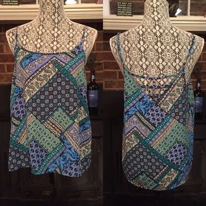 Paisley printed tank L