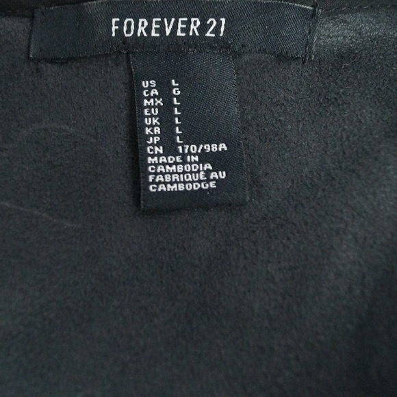 H&M Faux Leather and Crepe Dress - Picture 4 of 4