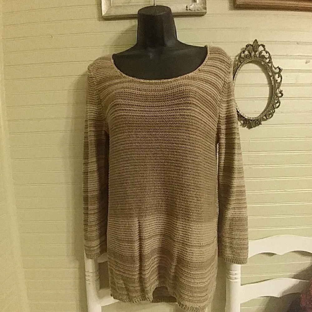 Gold shimmer Sweater