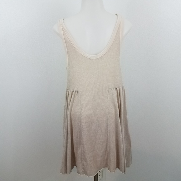 Free People Beach Tank SIlver Sparkle - Picture 2 of 7