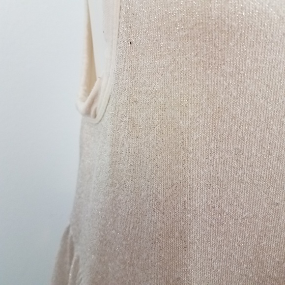 Free People Beach Tank SIlver Sparkle - Picture 5 of 7